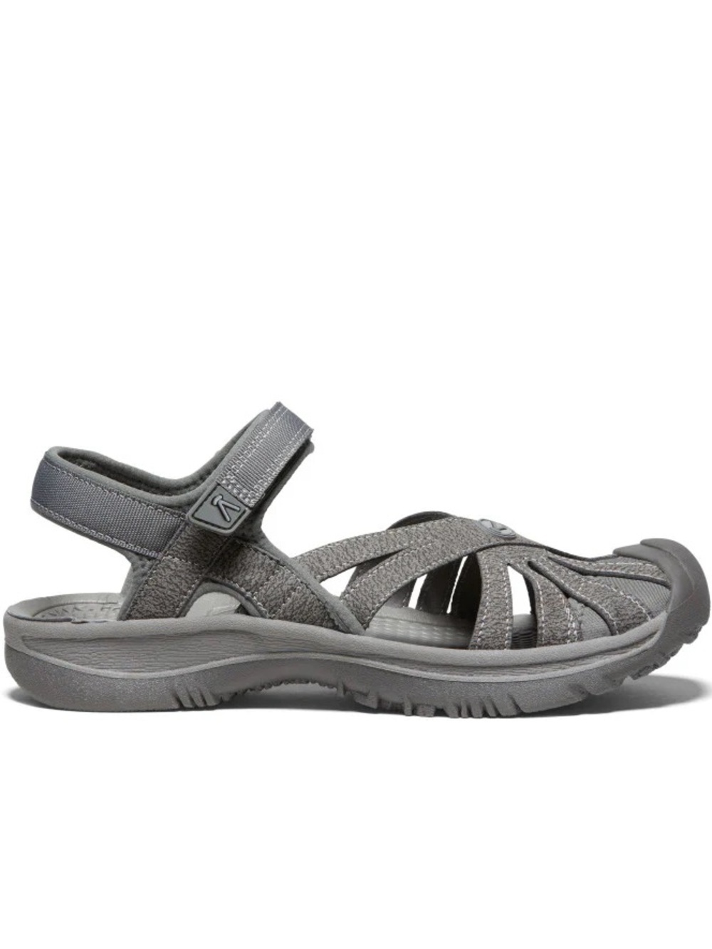 Keen Rose Closed-Toe Outdoor Sandals in Gargoyle/Raven Size 8 - Picture 2 of 12